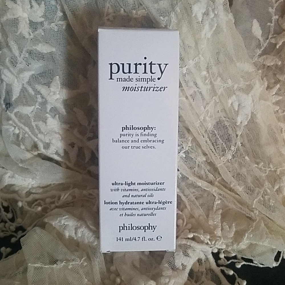 Philosophy made simple moisturizer